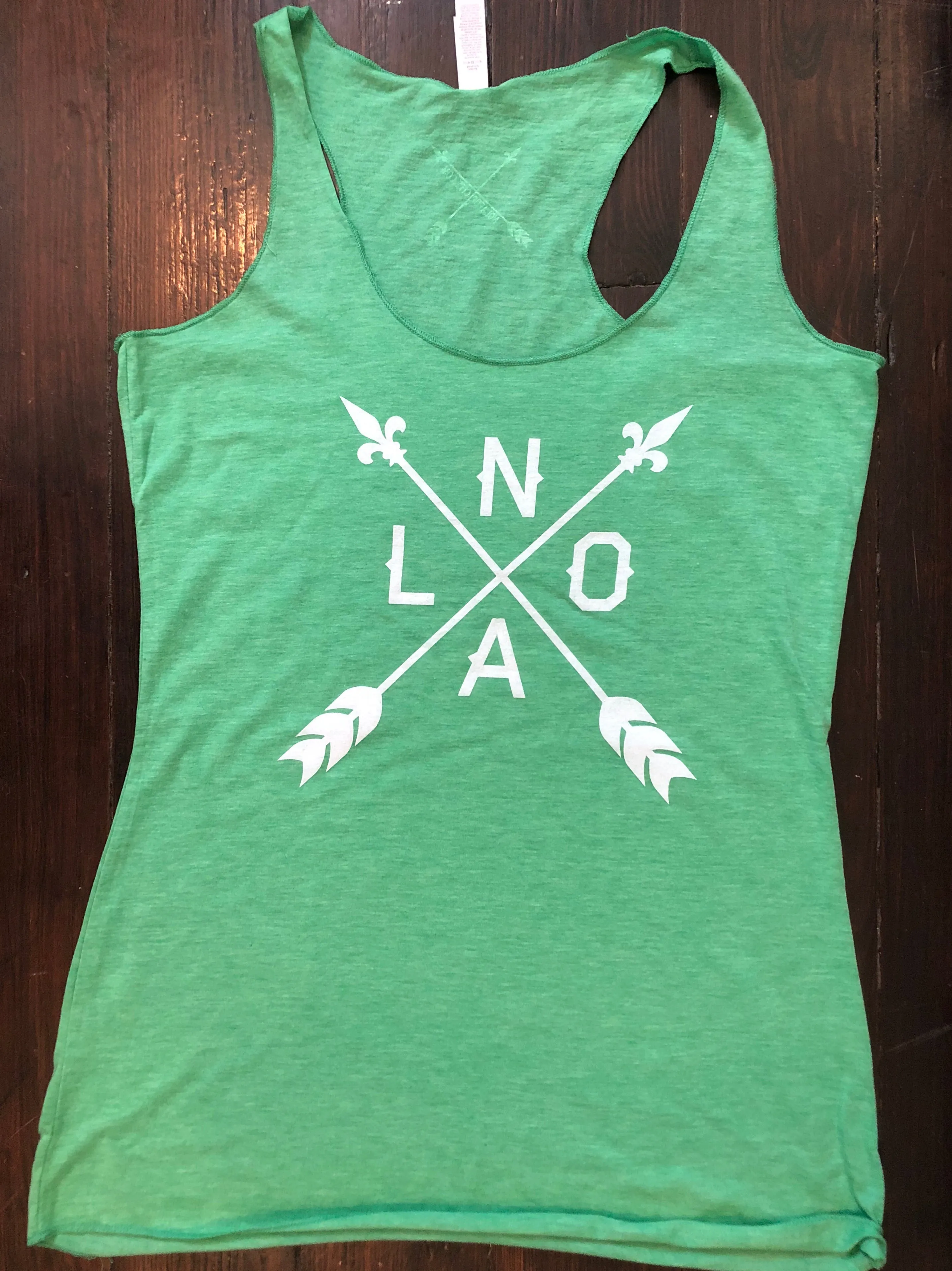 10809 NOLA Arrow Racerback Tank Top