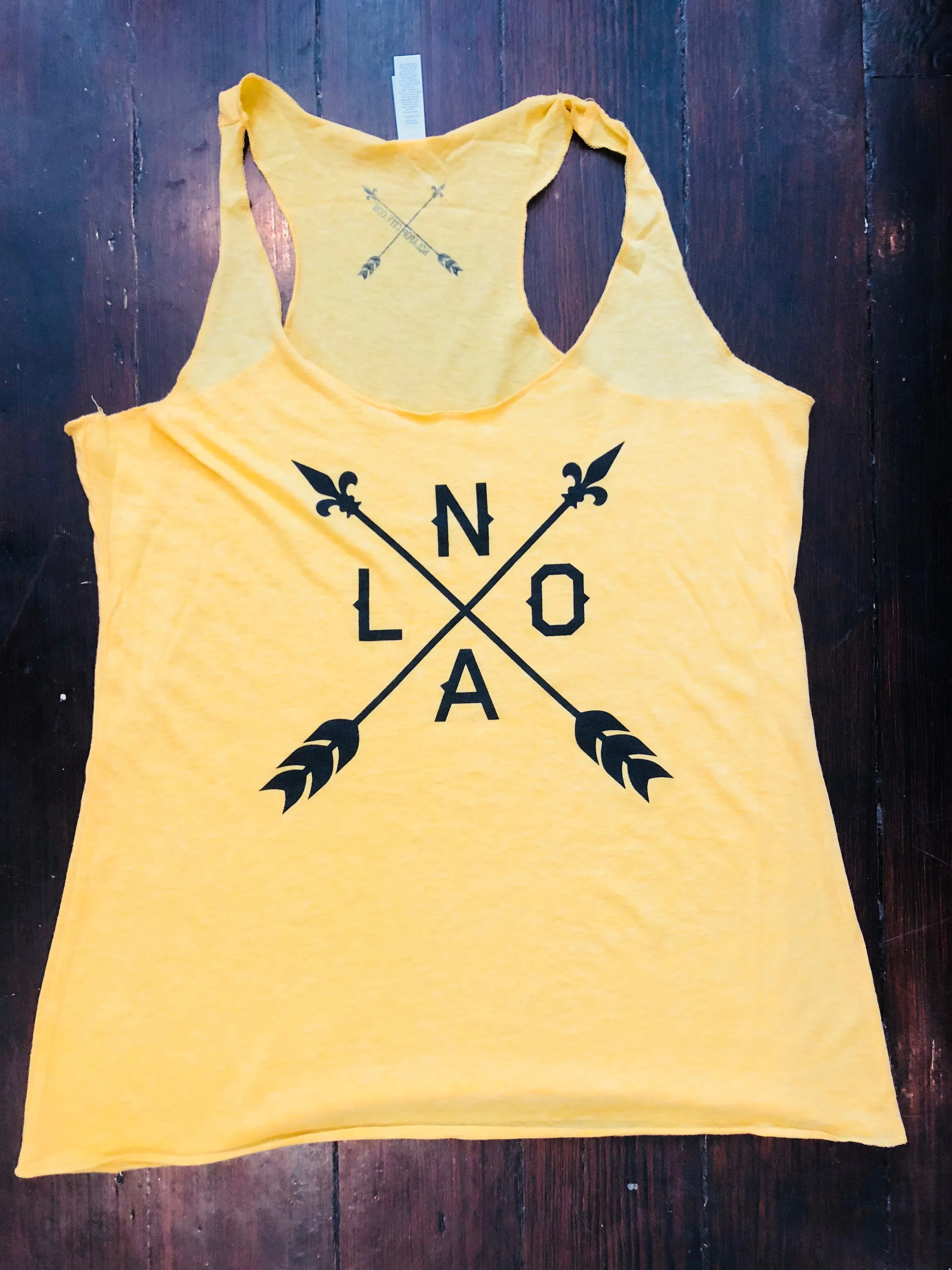 10809 NOLA Arrow Racerback Tank Top