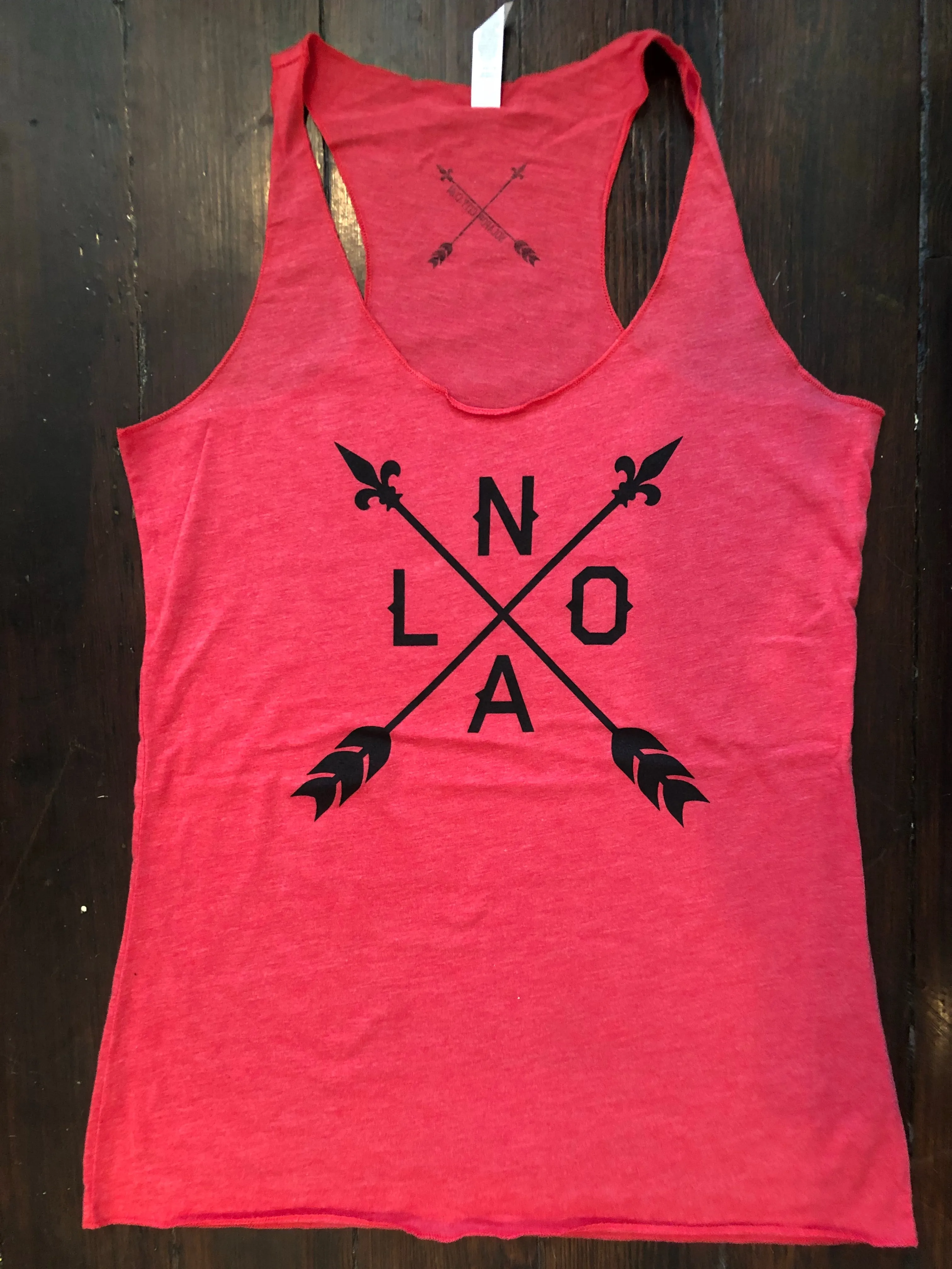 10809 NOLA Arrow Racerback Tank Top