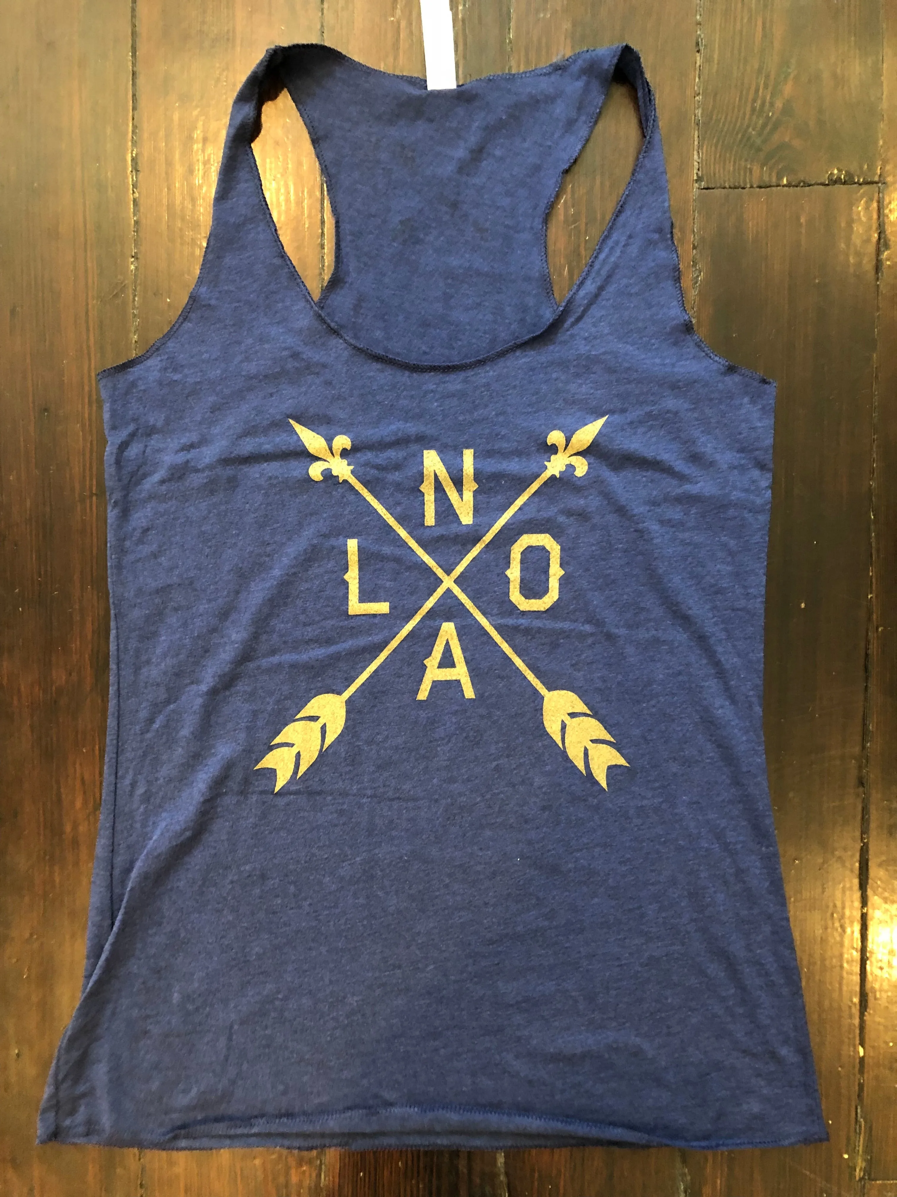 10809 NOLA Arrow Racerback Tank Top