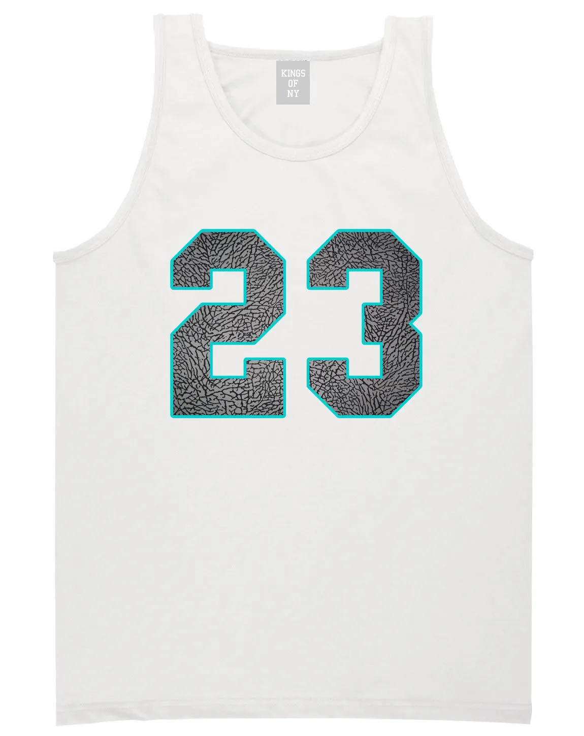 23 Cement Blue Jersey Tank Top