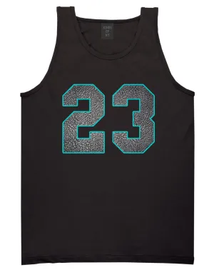 23 Cement Blue Jersey Tank Top