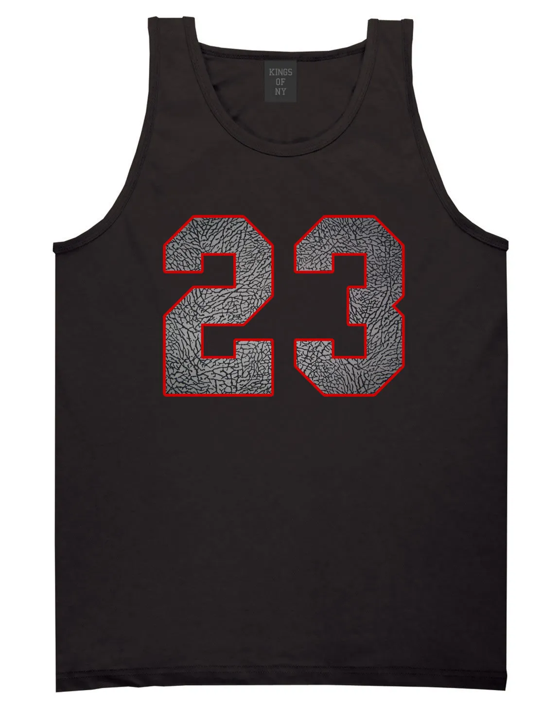 23 Cement Red Jersey Tank Top