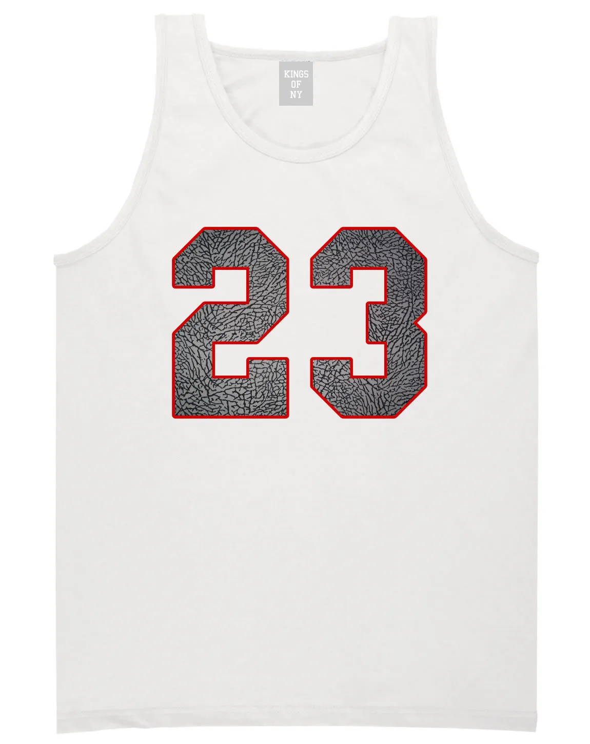 23 Cement Red Jersey Tank Top