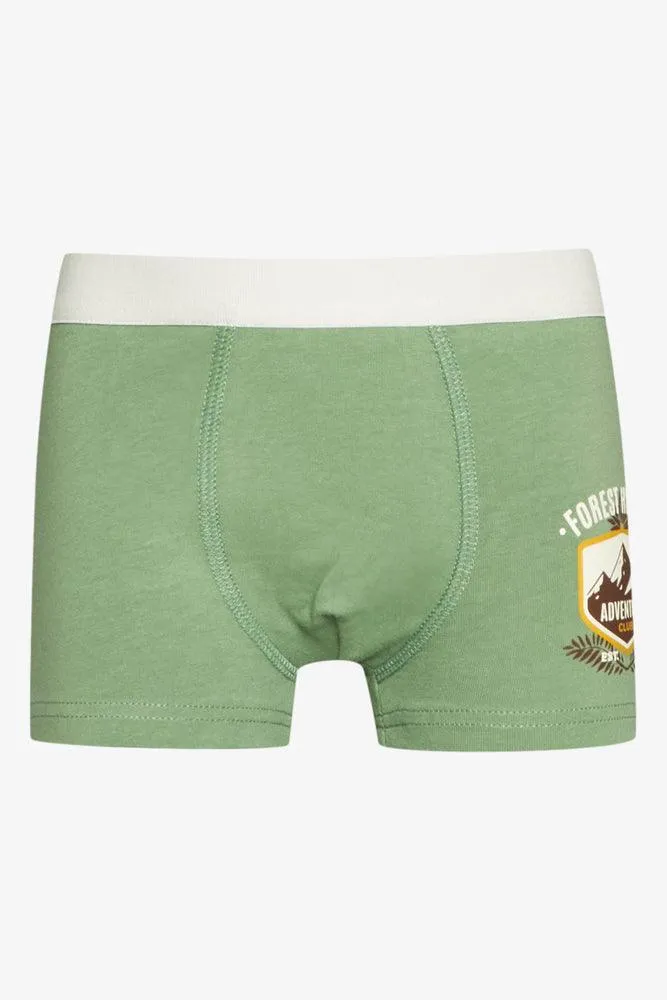 3 Pack Outdoor Boxers Green