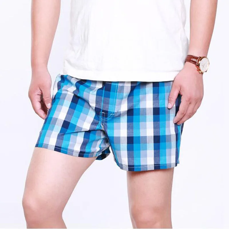 4 pack Underwear Men Boxers Loose Shorts Men's Big  Shorts Boxer Cotton Home Underpants Underwear