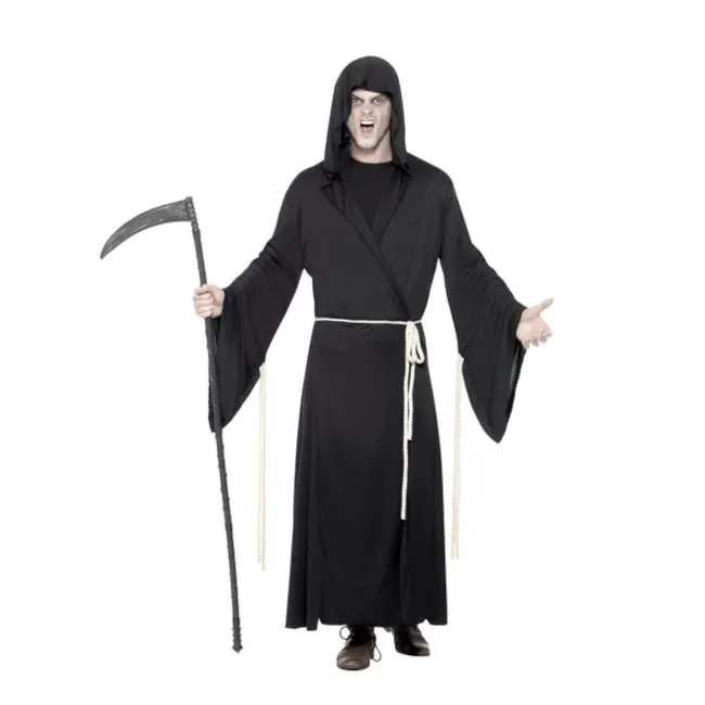 Adult Black Grim Reaper Costume