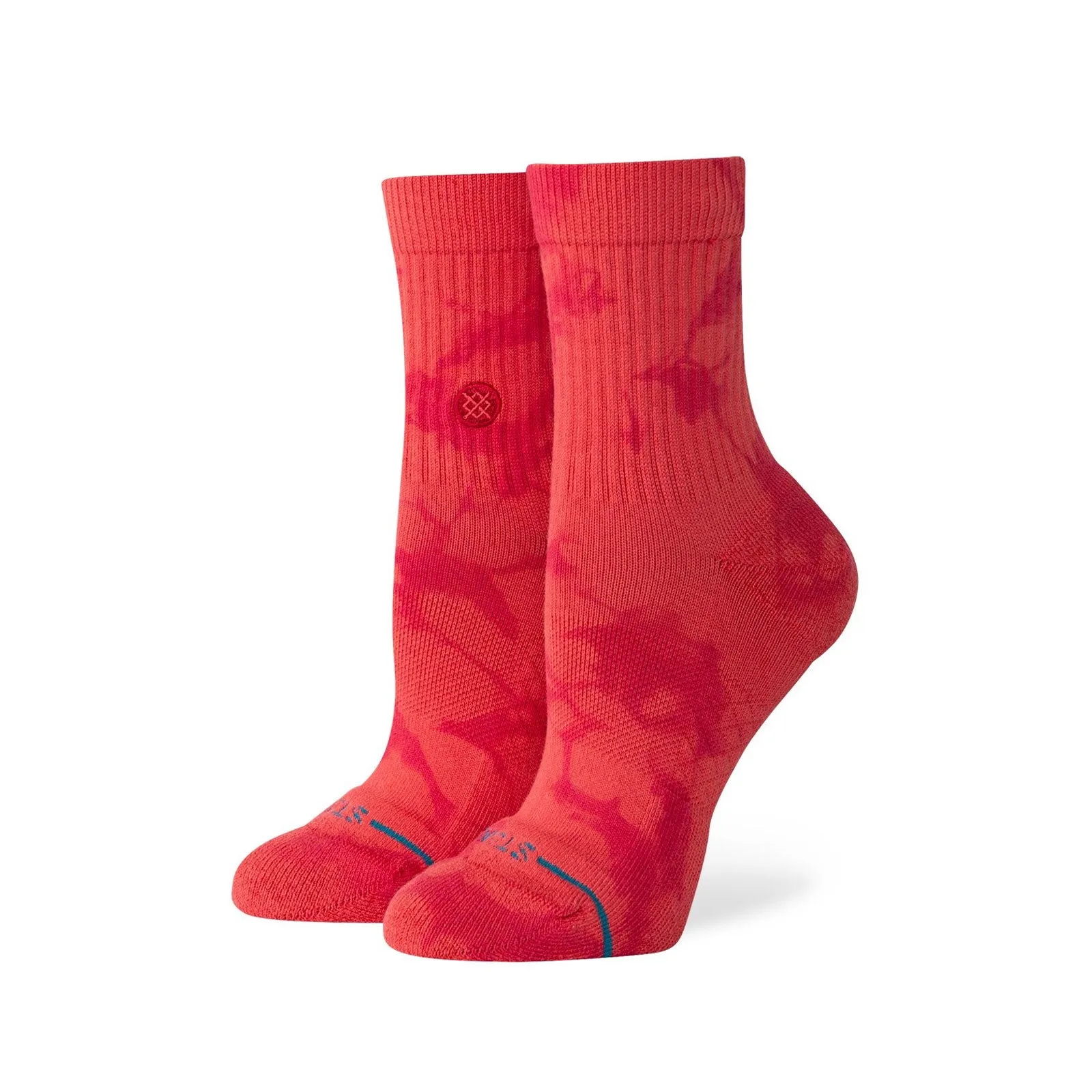 Adult Quarter Socks - Dye Namic Quarter - Red