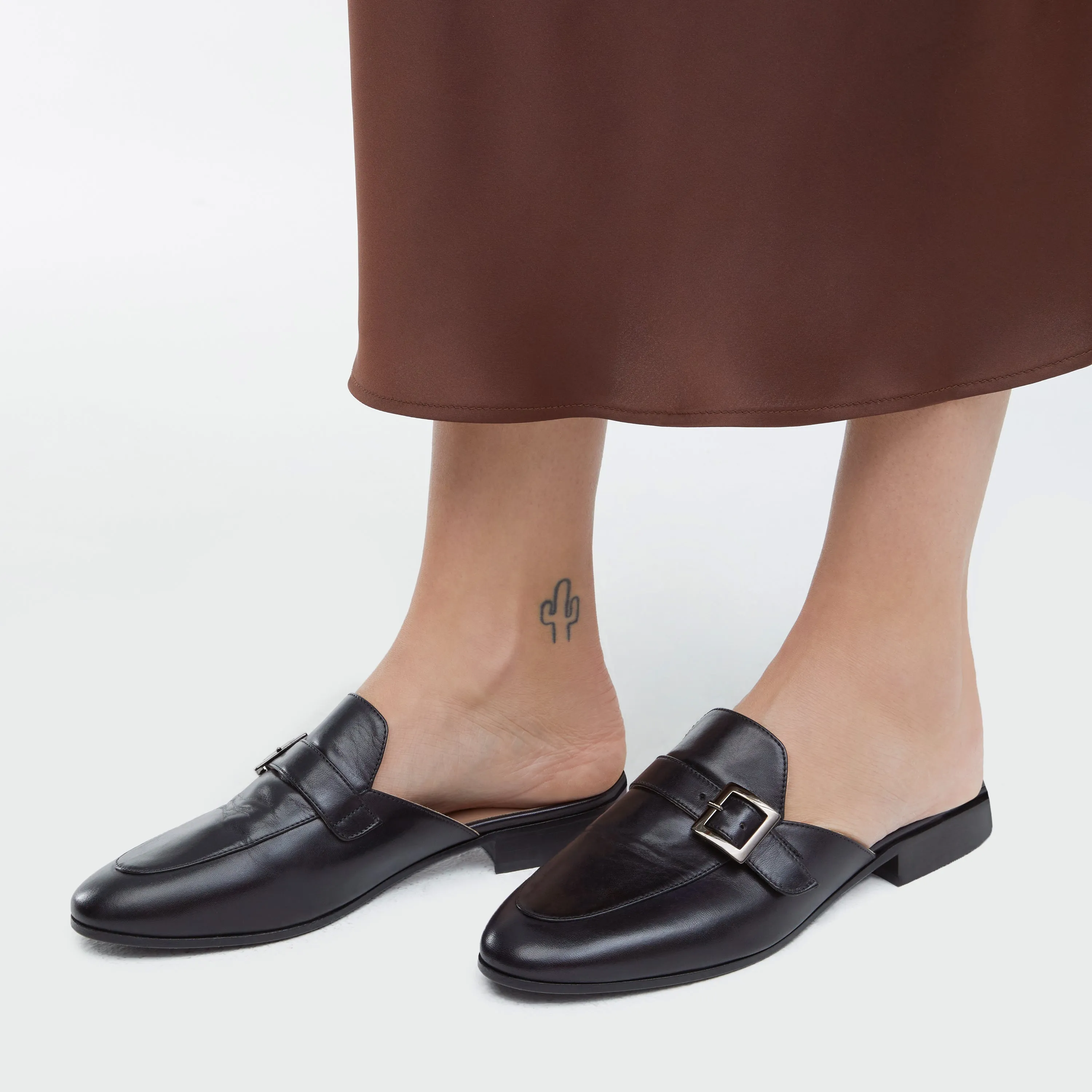 Agnes Leather Mule Loafer