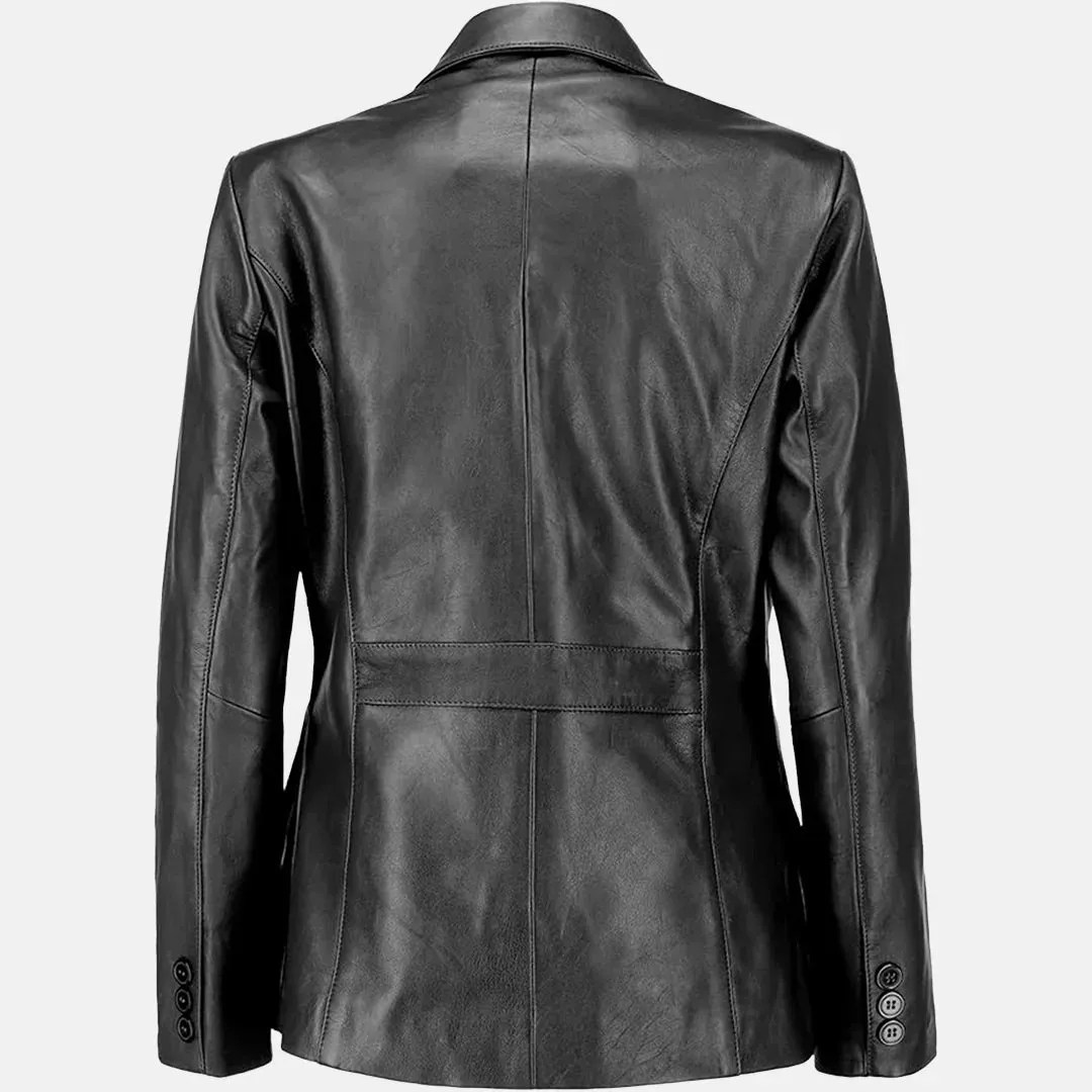 Allure Leather Blazer for Women