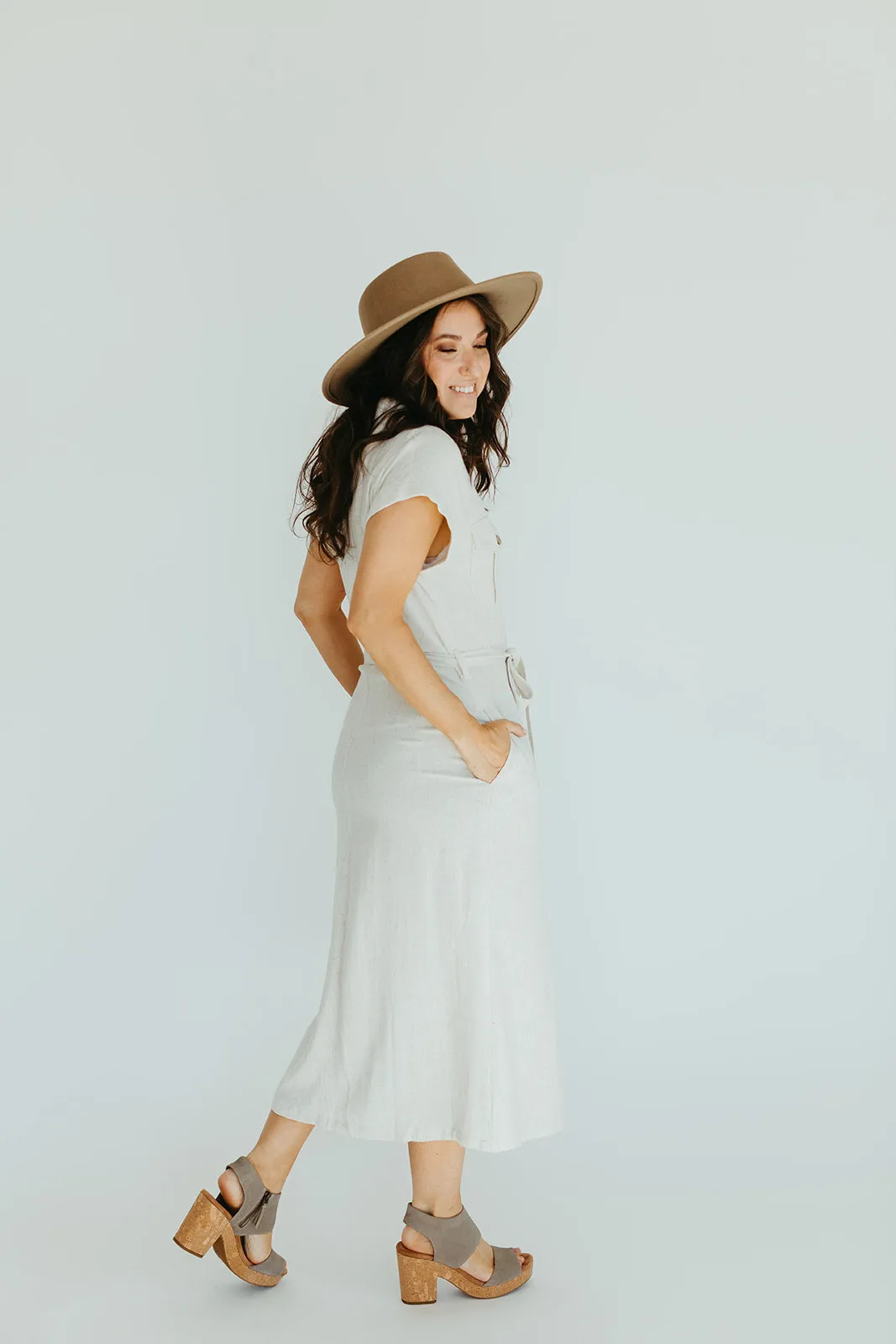 Amanda Linen Dress