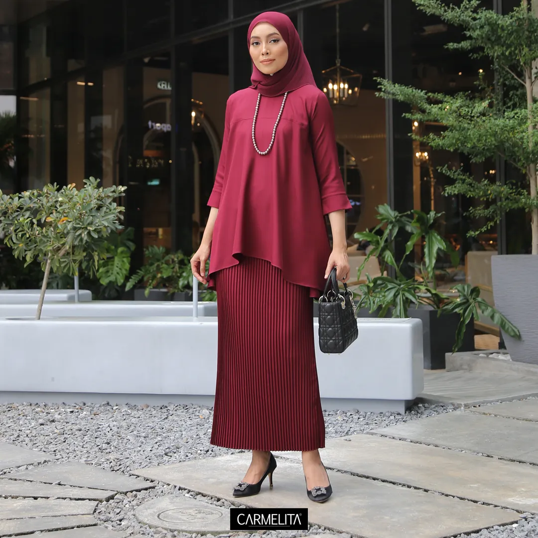 ANGIE KURUNG - MAROON