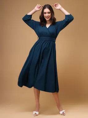 Ayesha Blue Midi Dress