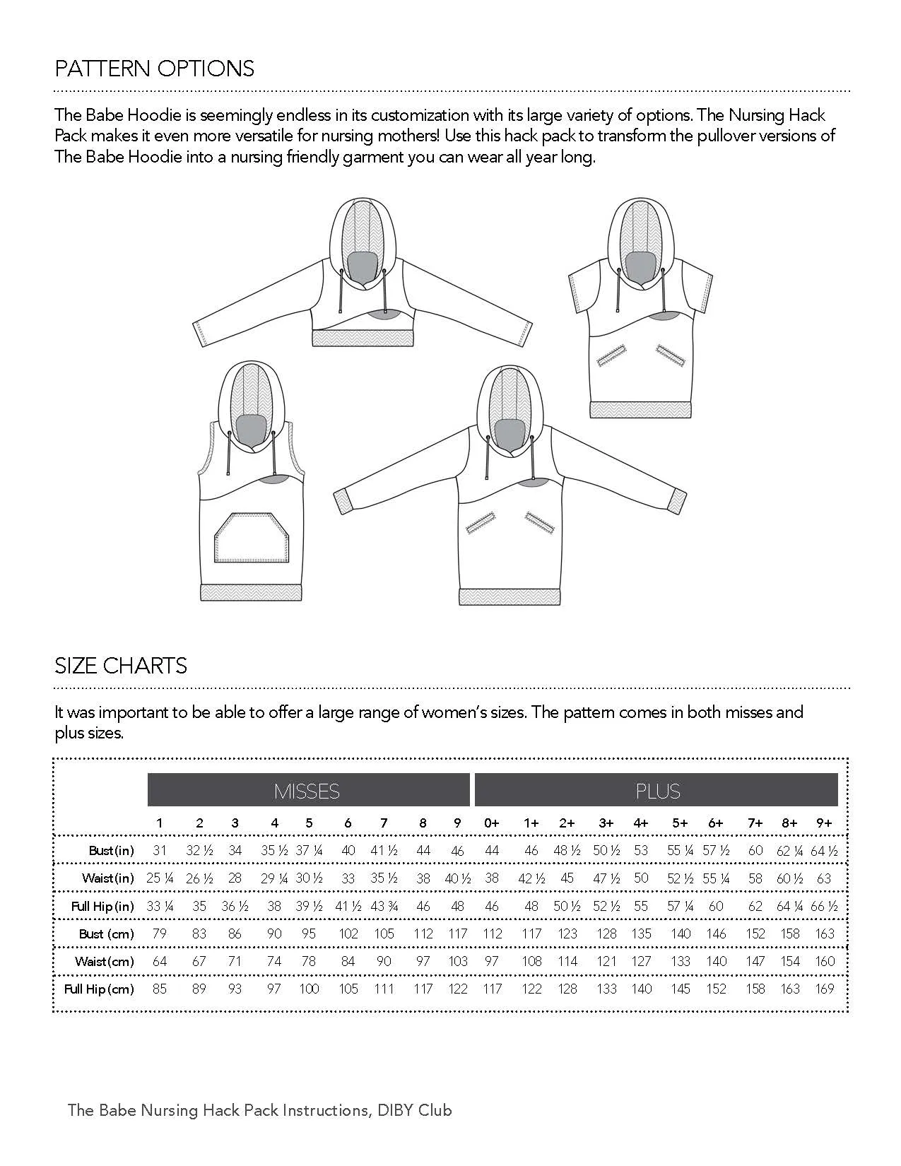 Babe Hoodie Nursing Hack Pack