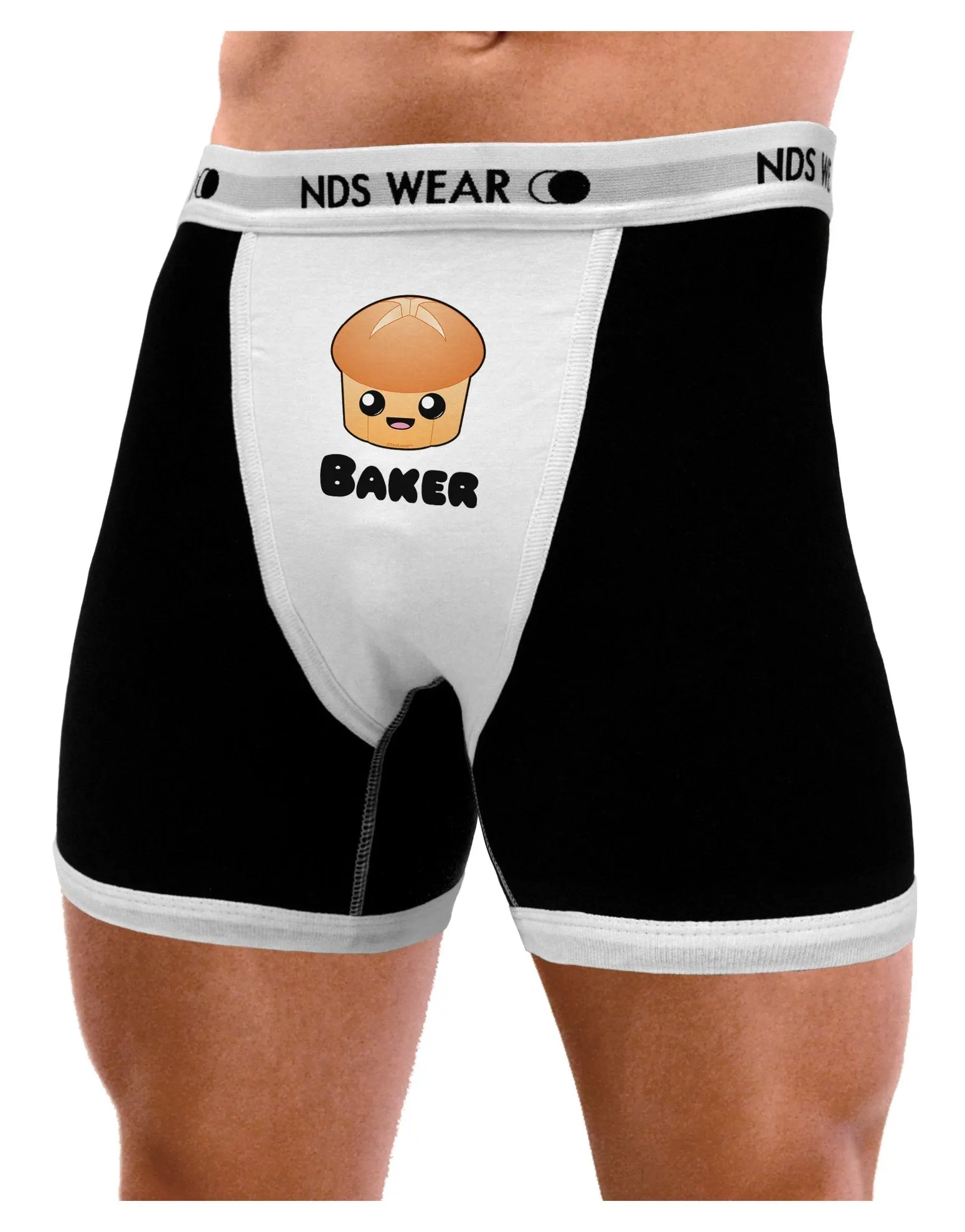 Baker Cute Roll Mens Boxer Brief Underwear