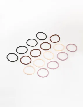 Basic Fabric Hair Tie Pack