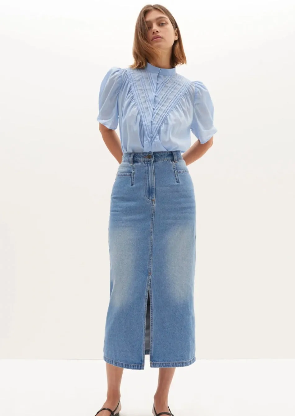 Blanca Denim Skirt Blue