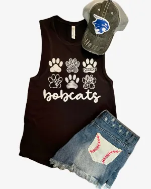 Bobcat Paw Tank Top