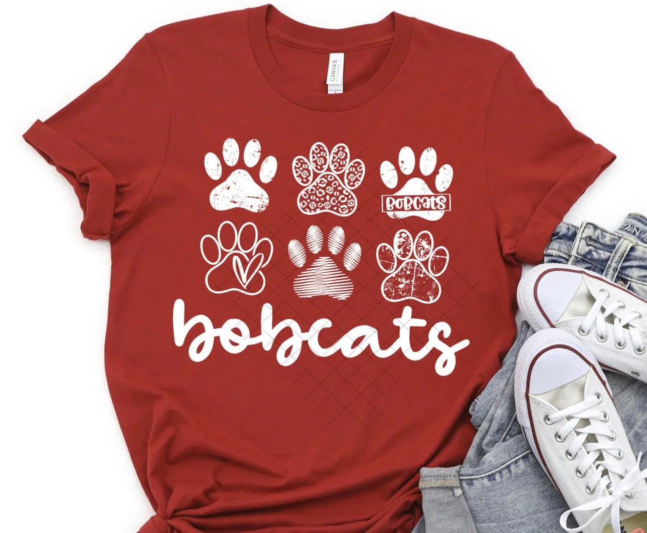 Bobcat Paw Tank Top