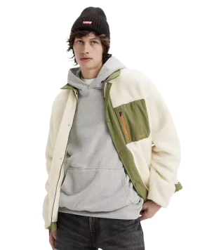 Buchanan Sherpa Fleece Jacket in Egret