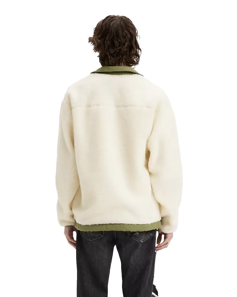 Buchanan Sherpa Fleece Jacket in Egret