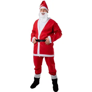 Budget 6 Piece Santa Suit