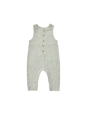 Button Jumpsuit | Summer Stripe