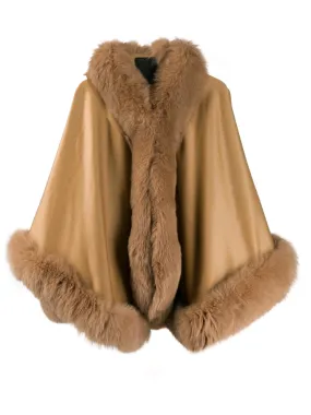 Cashmere Cape with fox