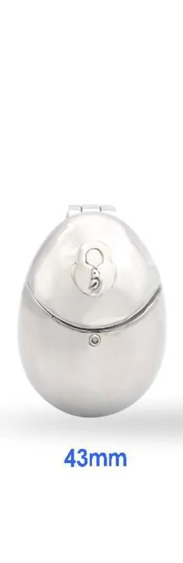 Chastity Egg Cage - 1.7 inch/43mm