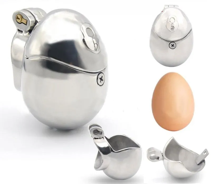 Chastity Egg Cage - 1.7 inch/43mm