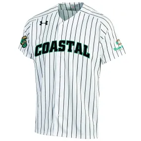 Coastal Carolina Chanticleers Under Armour Striped Replica Baseball Jersey