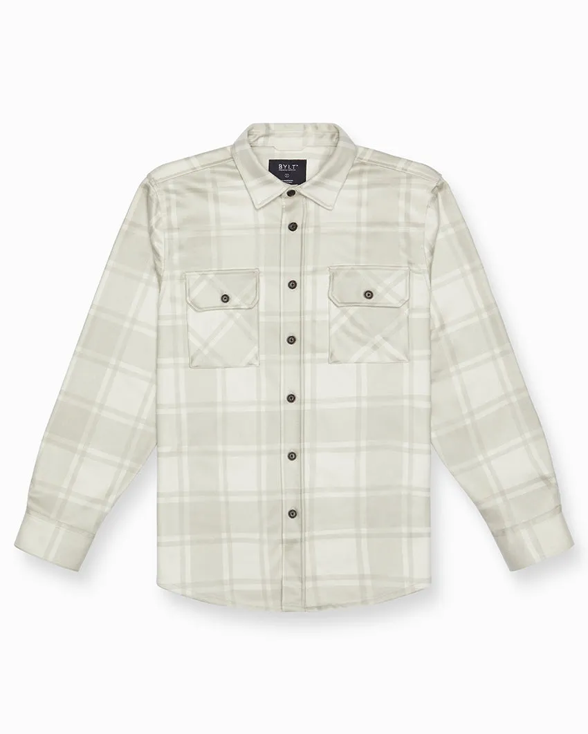 Coastal Overshirt - Ombre Plaid