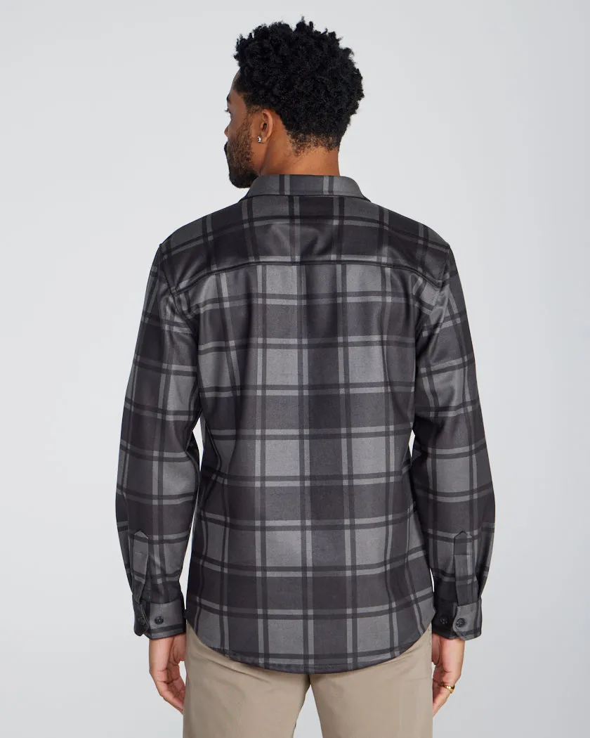 Coastal Overshirt - Ombre Plaid