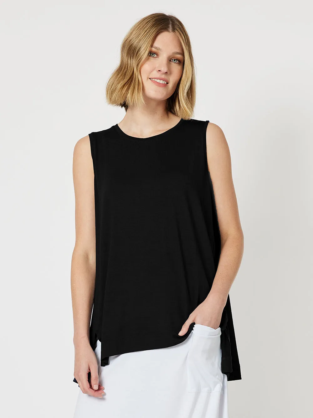 Cruise Jersey Tank Top - Black