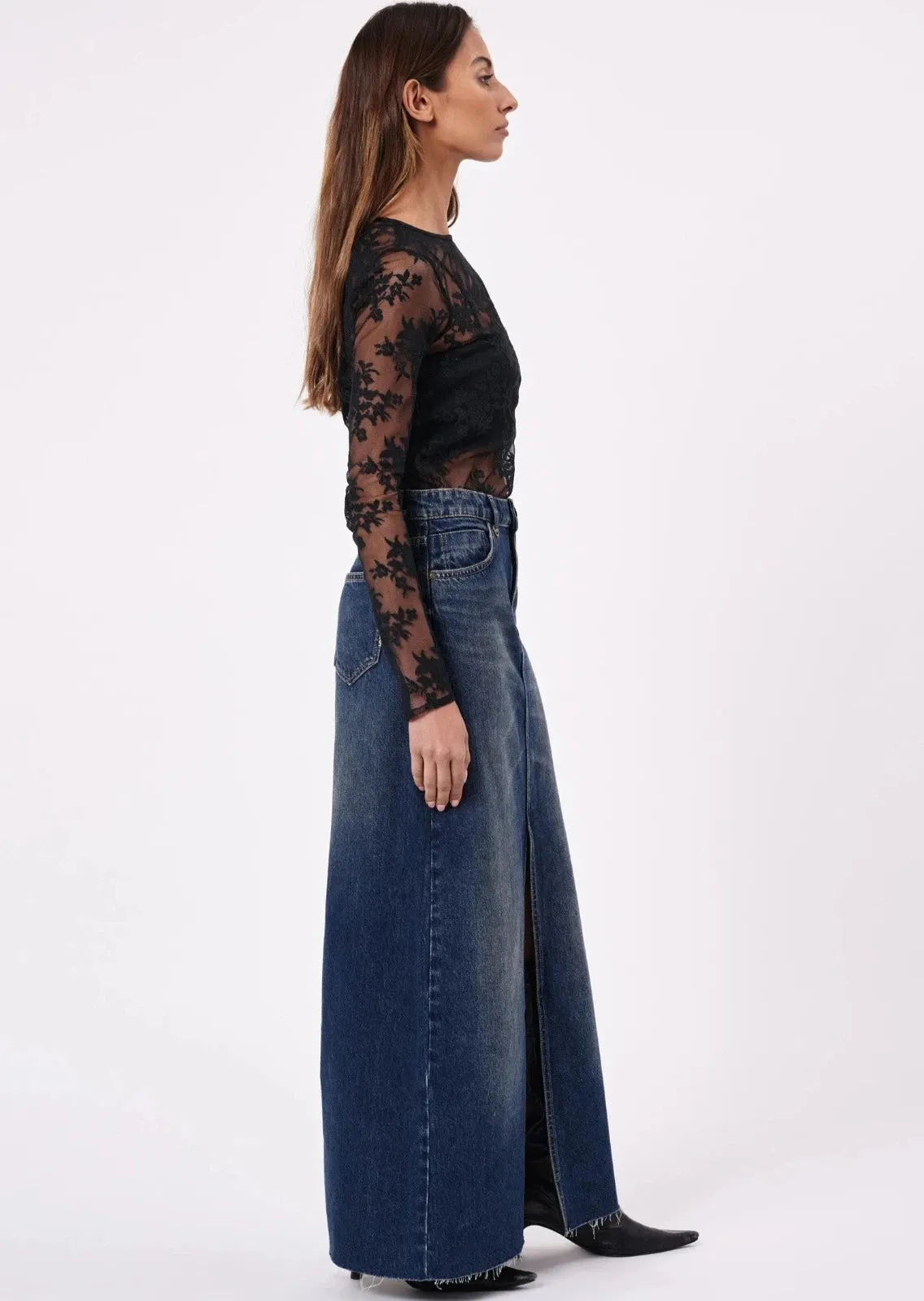 Darcy Maxi Skirt Gold Mine