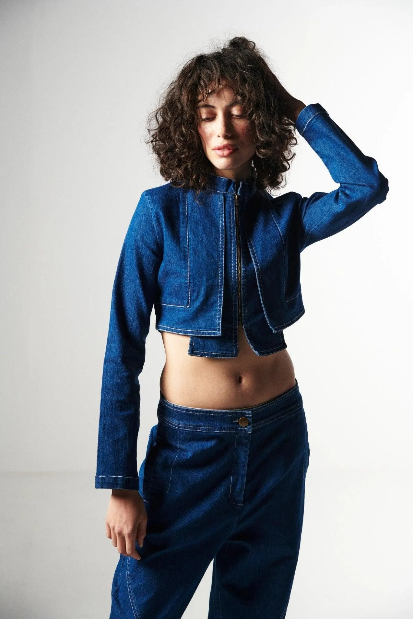 Denim Harmony Ensemble Set