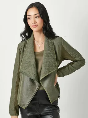 Drape Quilting Jacket