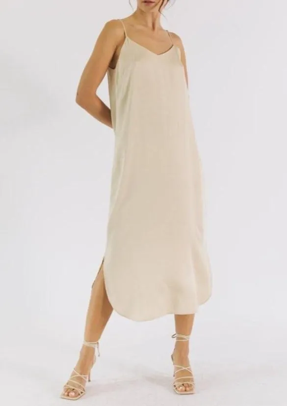 Easy Slip Dress - Champagne