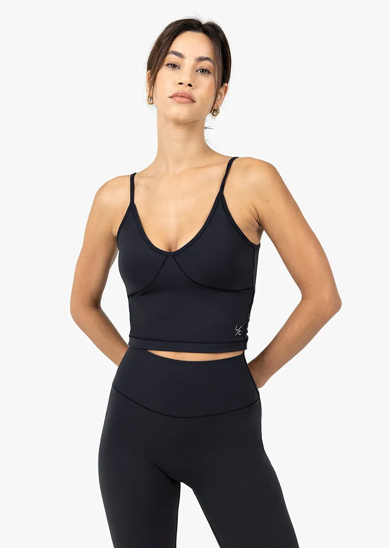 Elevate Life Longline Bra Black FINAL SALE