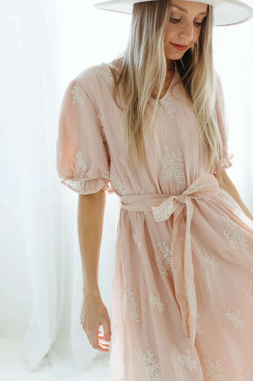 Elodie Embroidered Dress