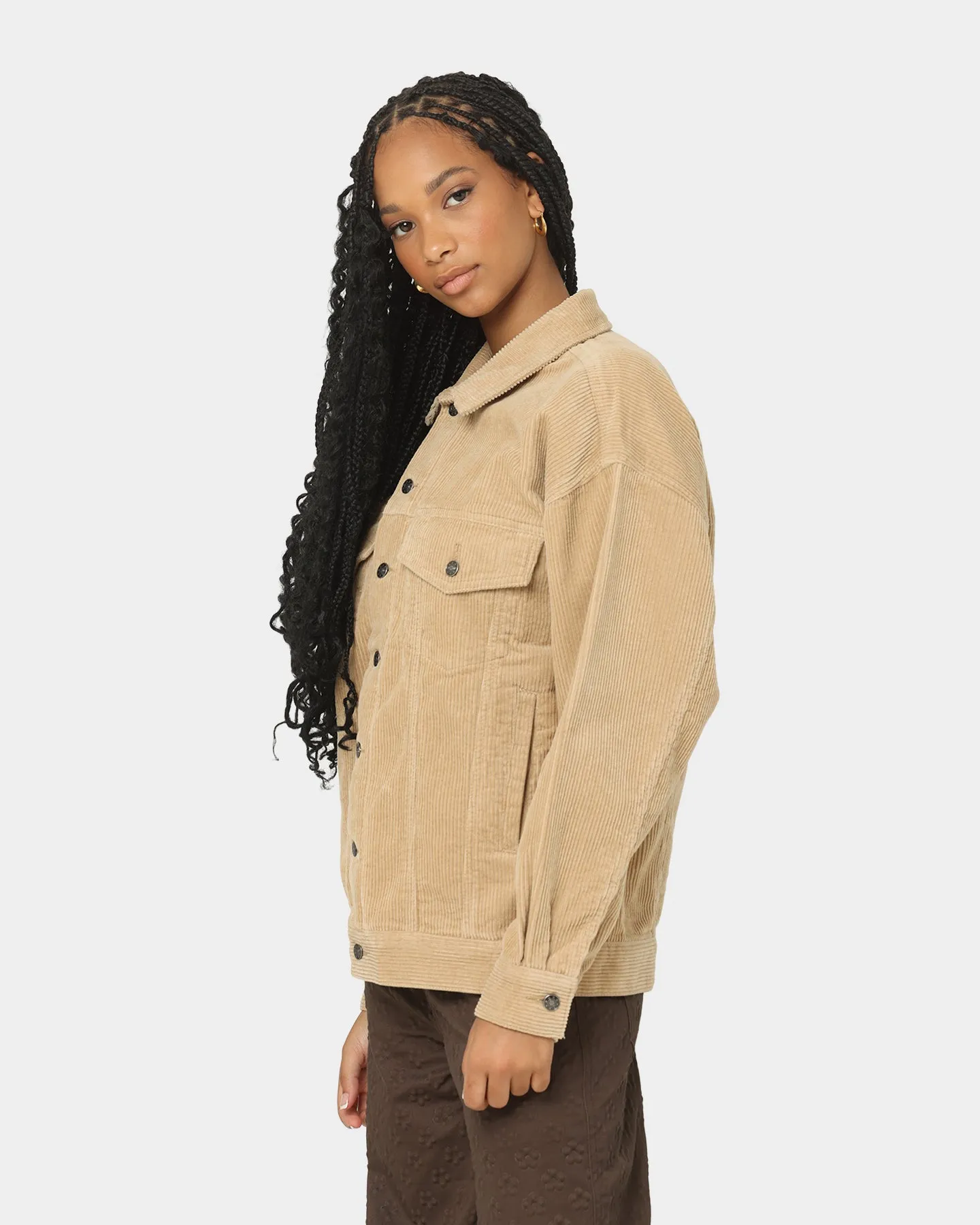 EN ES Women's Melody Cord Jacket Beige