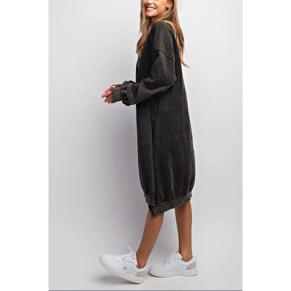 Essential Dress - mineral wash
