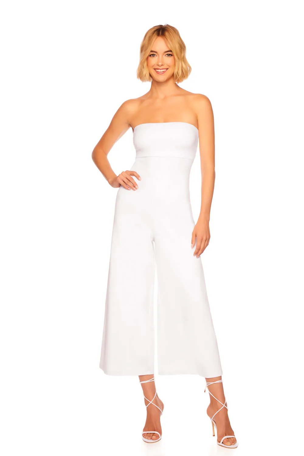 essential tube cropped jumpsuit