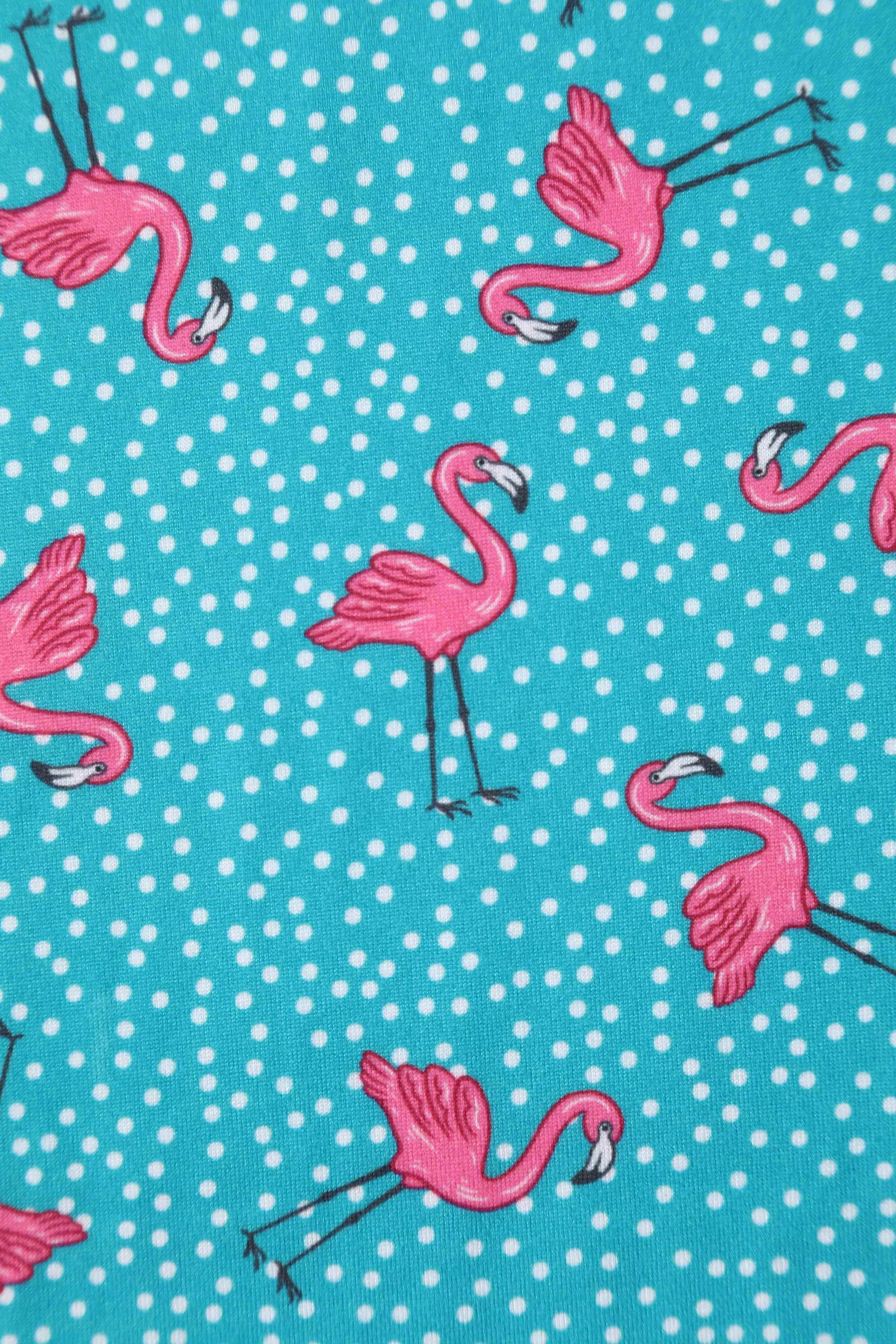 Esther Pink Flamingo & Pebble Turquoise Jumpsuit