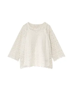 Etta Lace Top | White