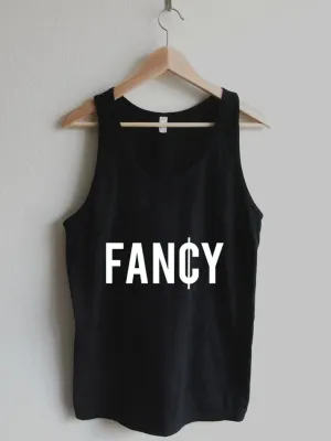 Fancy Broke Cent Typography Unisex Tank Top