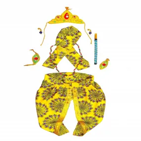 Fancydresswale Krishna Dress for Kids for Janmashtami with Complete Accessories