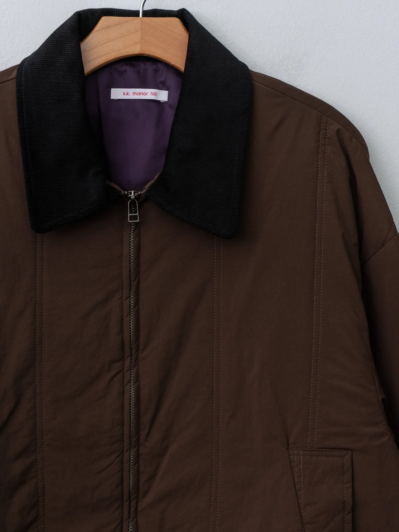 Field Jacket - Brown Quilted Recycled Nylon