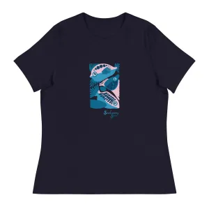 Fish Three Women's Relaxed Tee ~ Seabreeze Soul