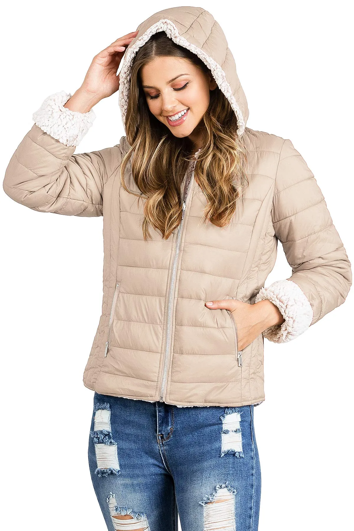 Flipside Sherpa Puffer Jacket